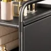 Multi-layer industrial-style metal storage rack, kitchen, living room and bathroom wall storage rack, black, simple and durable Application Scenario